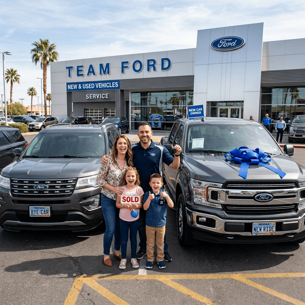 Looking for the highest trade-in values in Las Vegas? Team Ford Lincoln consistently beats CarMax, Carvana, and online quotes. Bring your VIN for a free appraisal&nbsp;today.